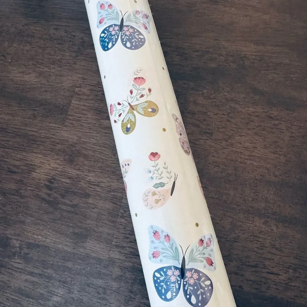 Floral Butterflies Premium Gift Wrap Wrapping Paper Roll